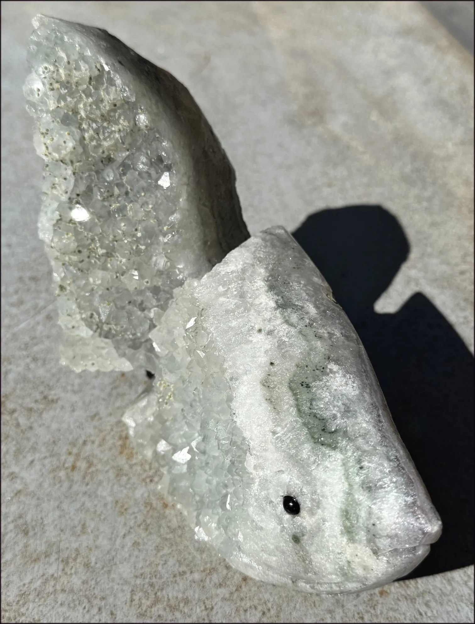 Super Sparkly Agate Geode Crystal BETTA FISH - Just keep swimming! - 5lbs 