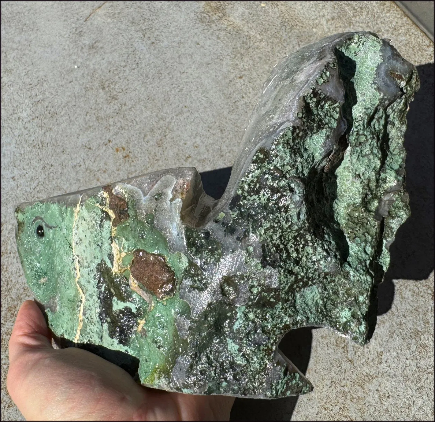 Super Sparkly Agate Geode Crystal BETTA FISH - Just keep swimming! - 5lbs 