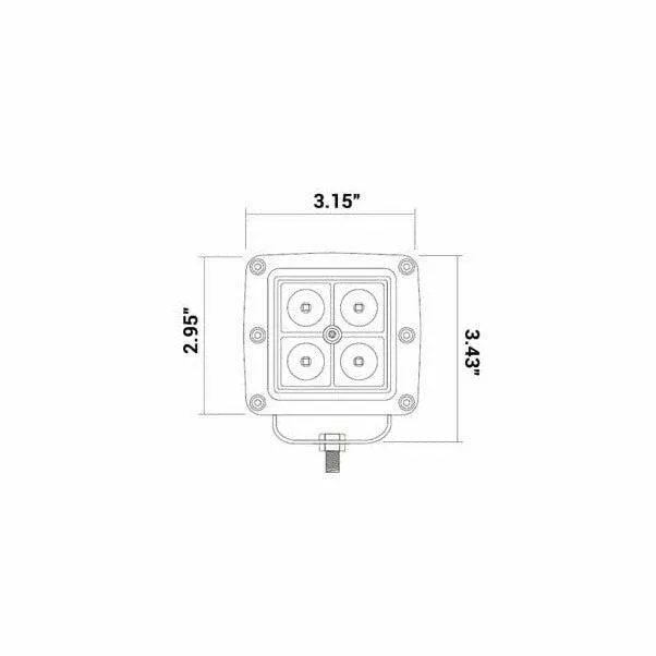 SuperATV 3" LED Cube Lights