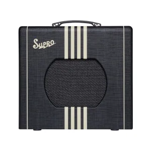 Supro Delta King 10 Guitar Combo Amplifier, Black & Cream
