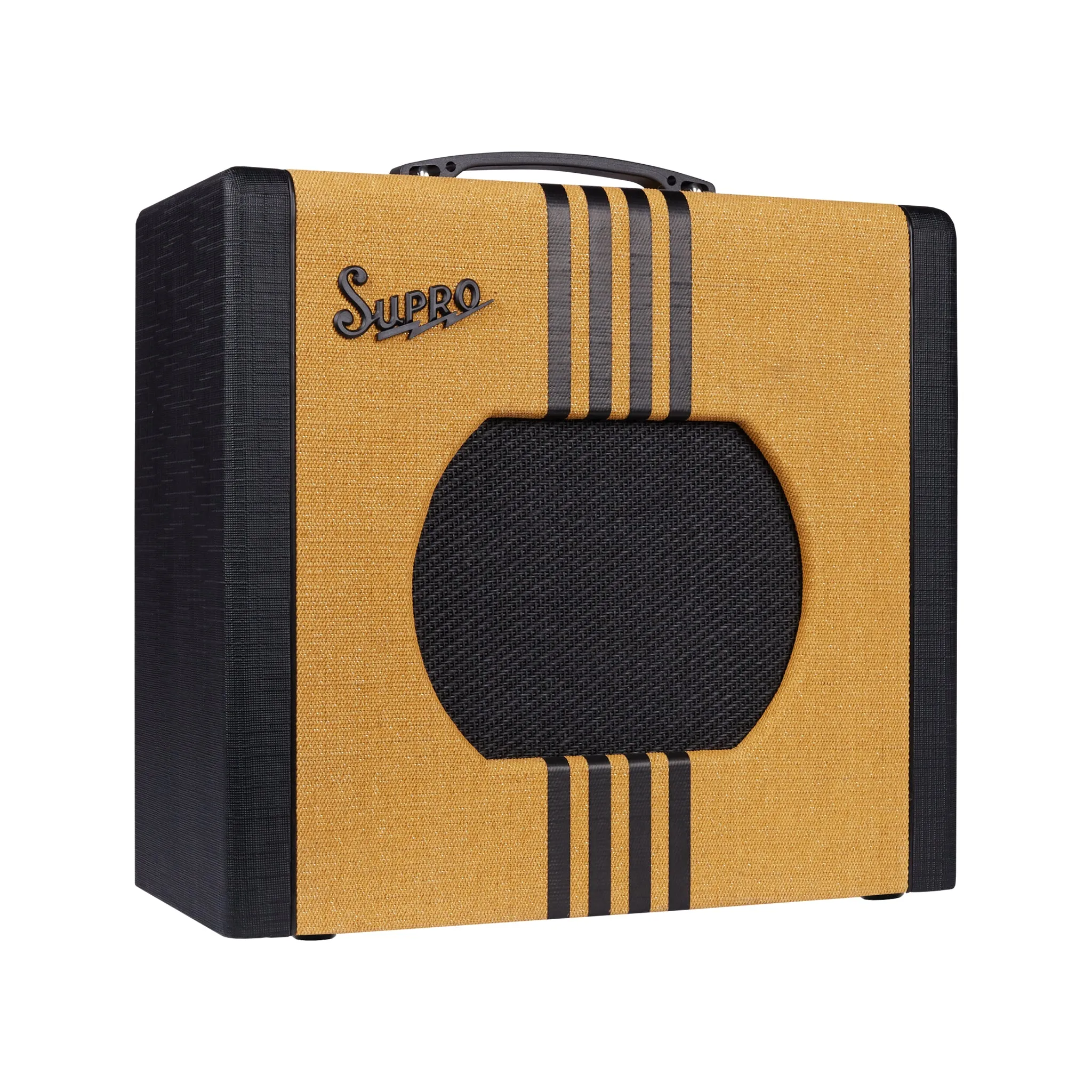 Supro Delta King 10 Guitar Combo Amplifier, Tweed & Black