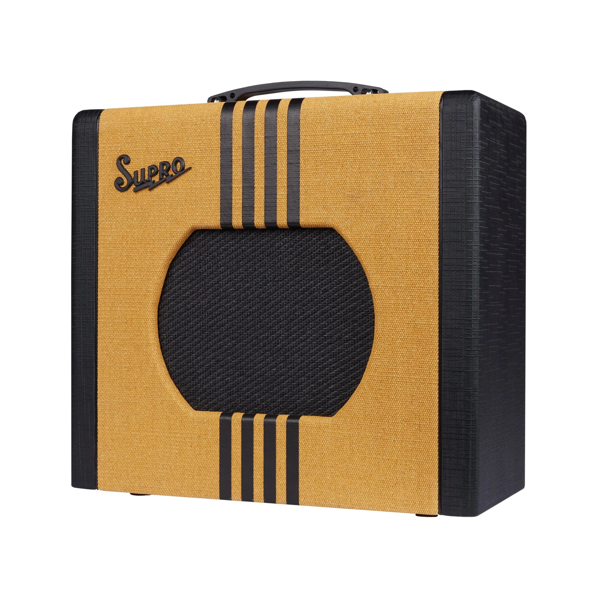 Supro Delta King 10 Guitar Combo Amplifier, Tweed & Black
