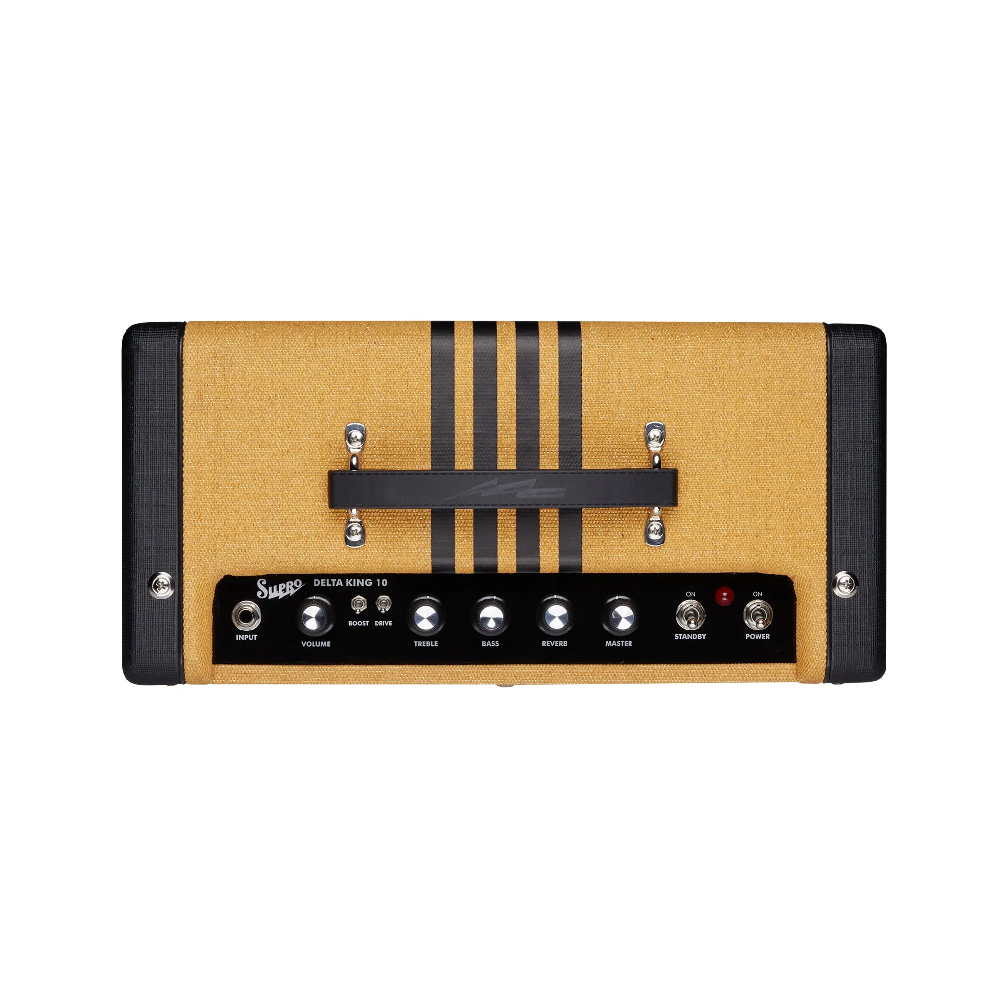 Supro Delta King 10 Guitar Combo Amplifier, Tweed & Black