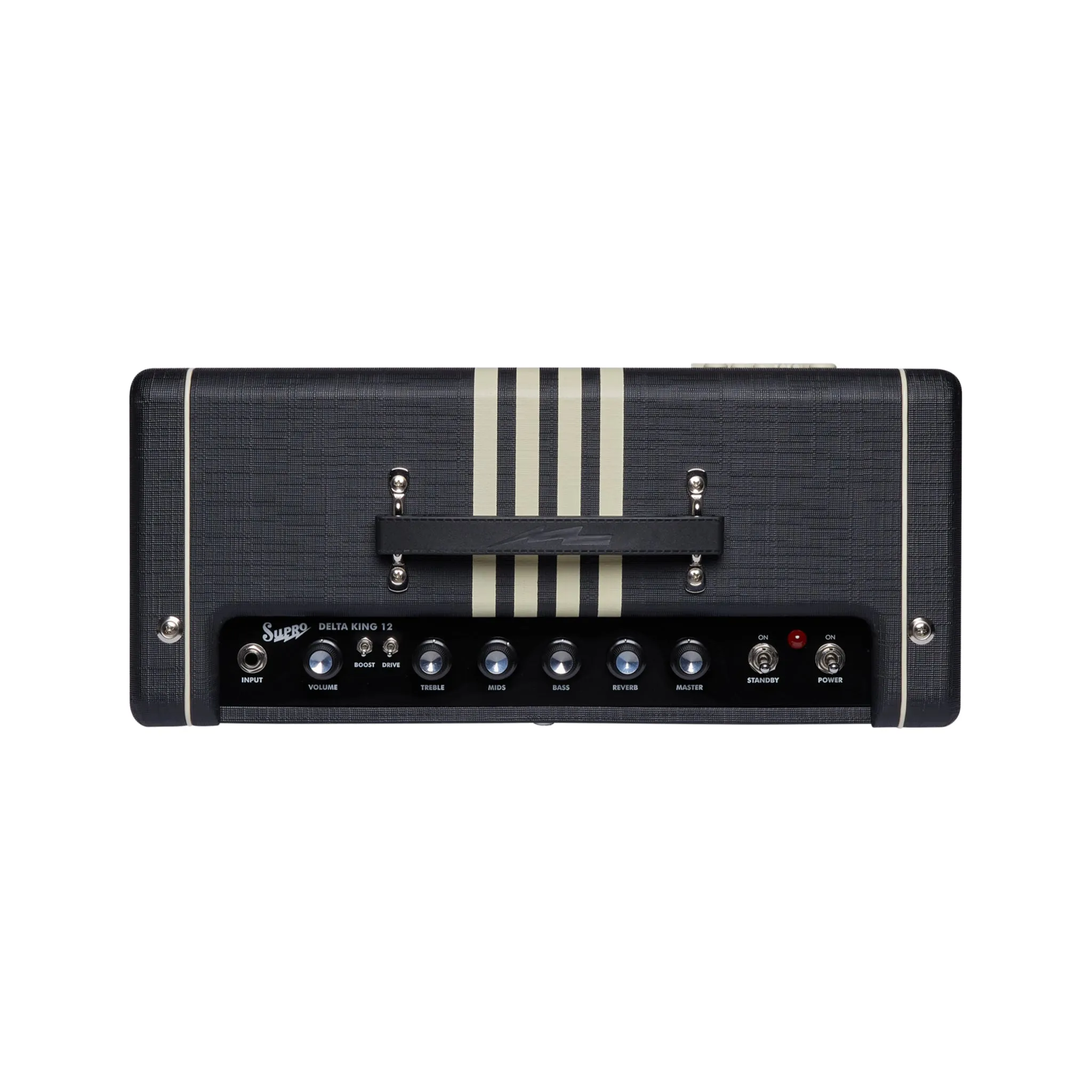 Supro Delta King 12 Guitar Combo Amplifier, Black & Cream