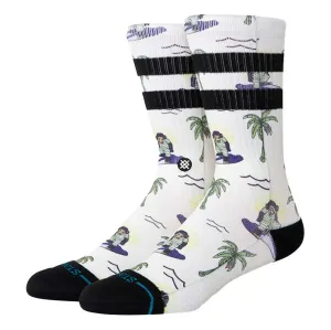 Surfin monkey crew white