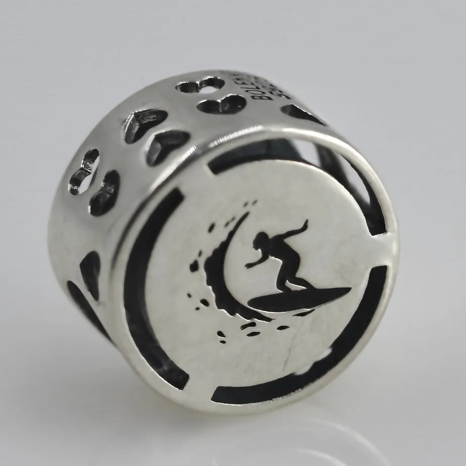 Surfing Surfer Sport Bead Charm