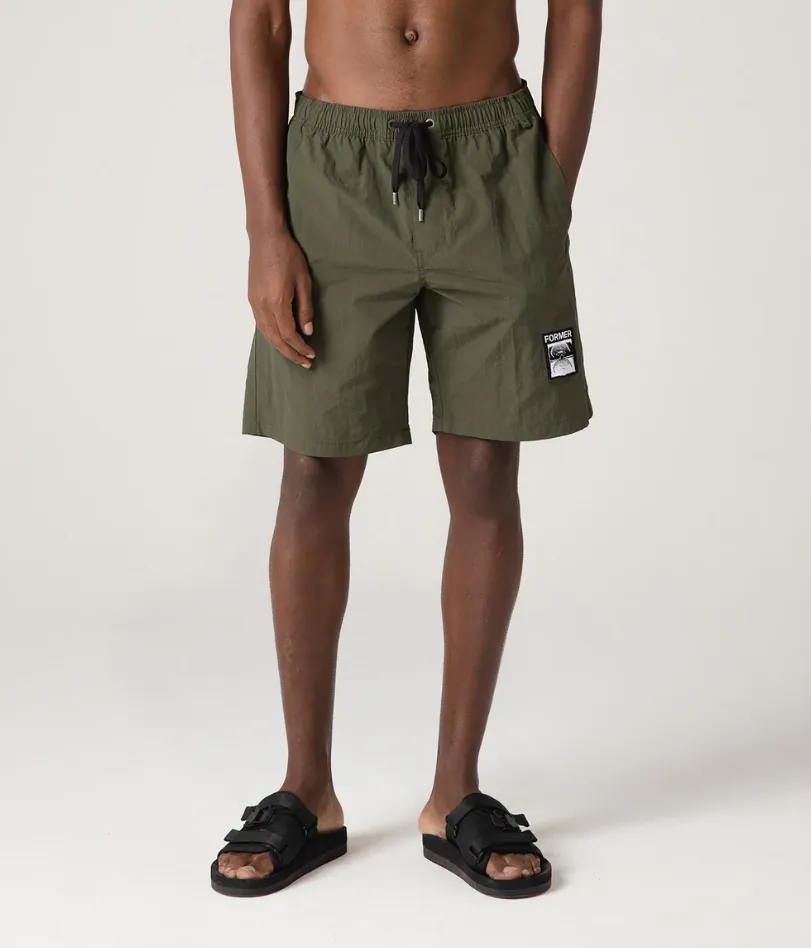 SWANS BAGGY SWIN TRUNK - DEEP OLIVE
