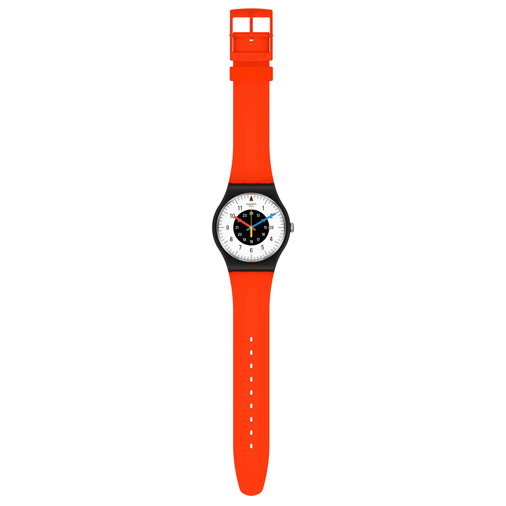 Swatch Rouge & Noir Originals New Gent 41mm SO32B401-STD watch