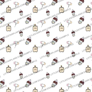 Sweet Birthday Digital Paper Only - Not a Physical Product