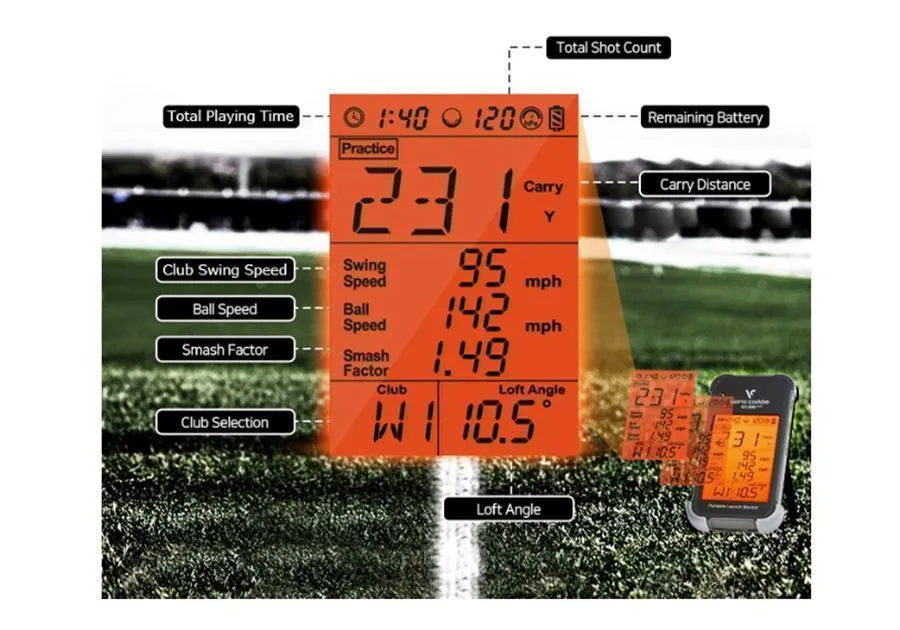 Swing Caddie SC200 Plus Golf Launch Monitor