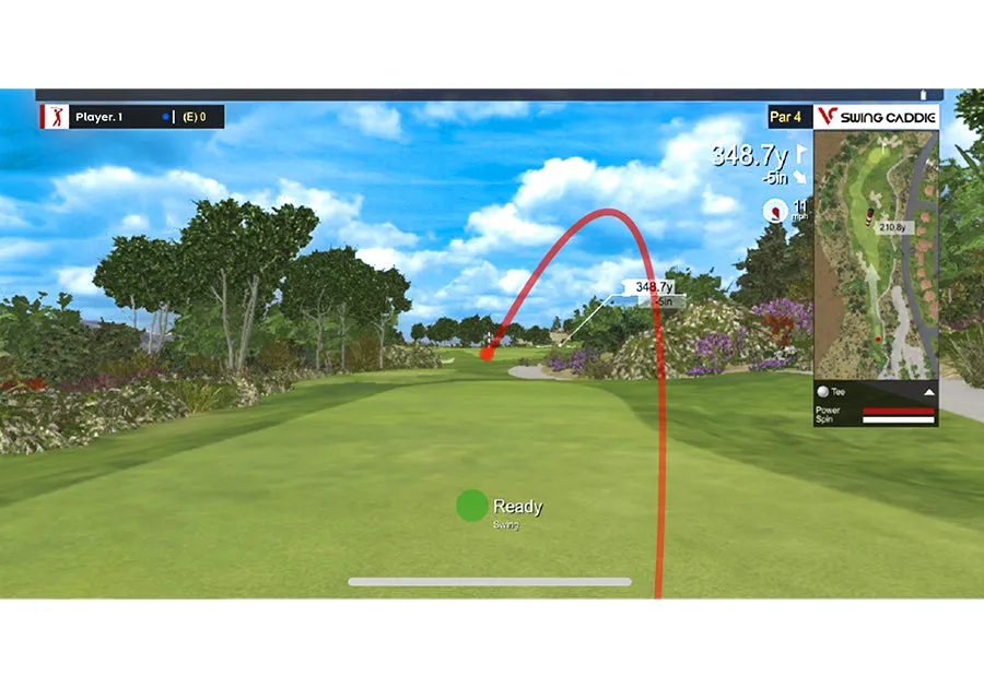 Swing Caddie SC4 PRO Home Golf Simulator Package
