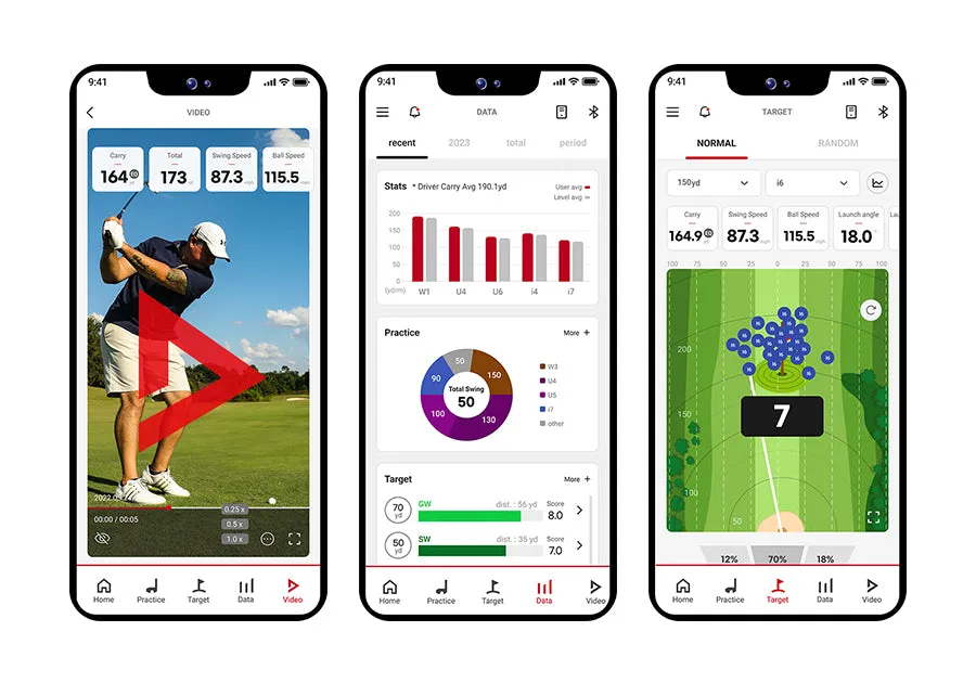 Swing Caddie SC4 PRO Home Golf Simulator Package