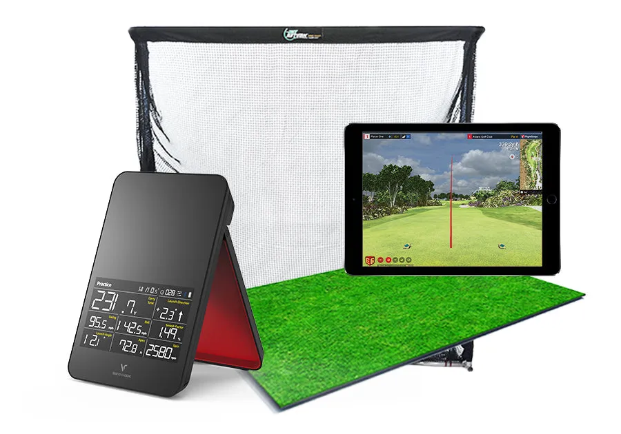 Swing Caddie SC4 PRO Home Golf Simulator Package