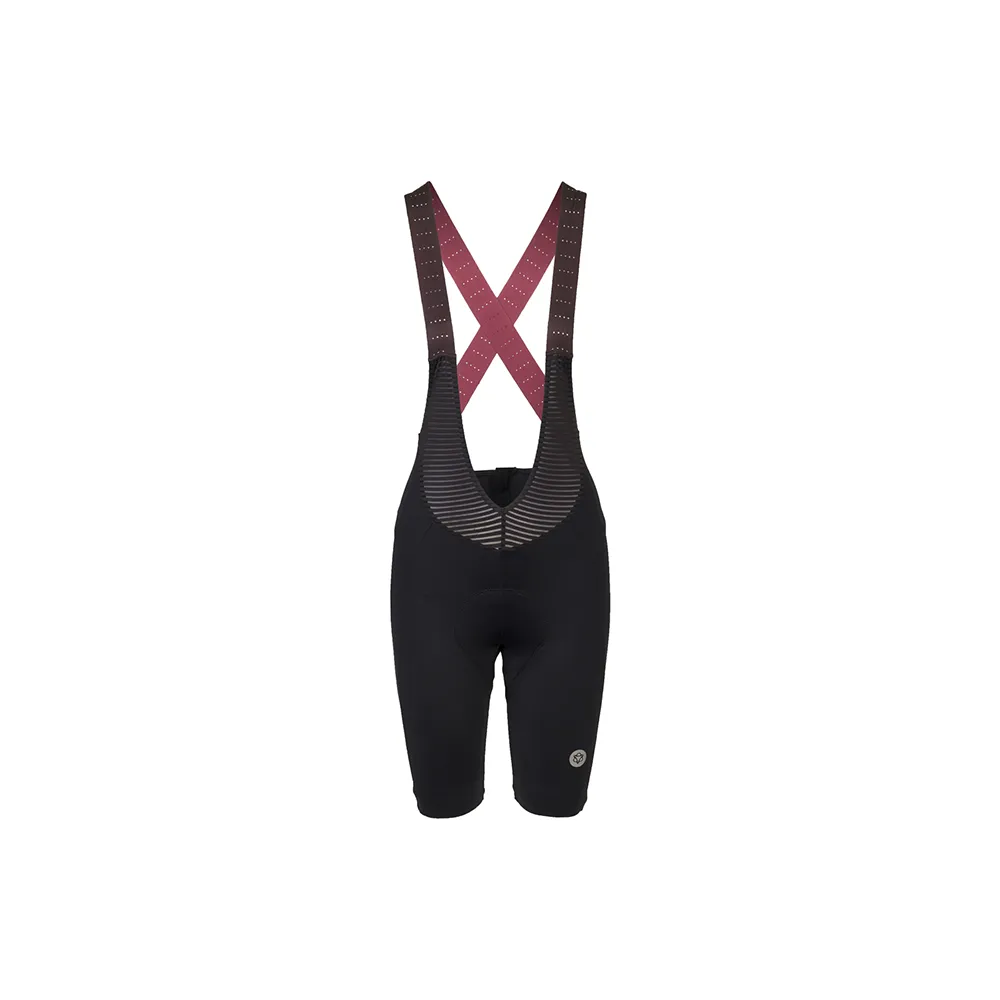 Switch cuissard à bretelle zipé de vélo Essential noir femme - AGU