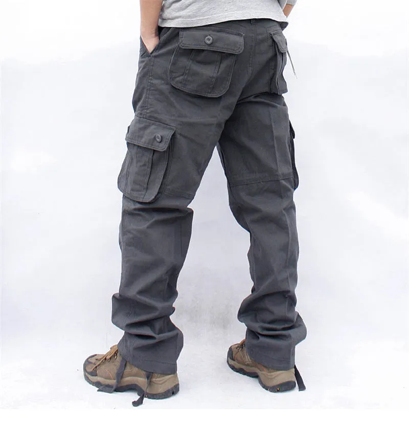 Tactical Casual Cotton Cargo Pants