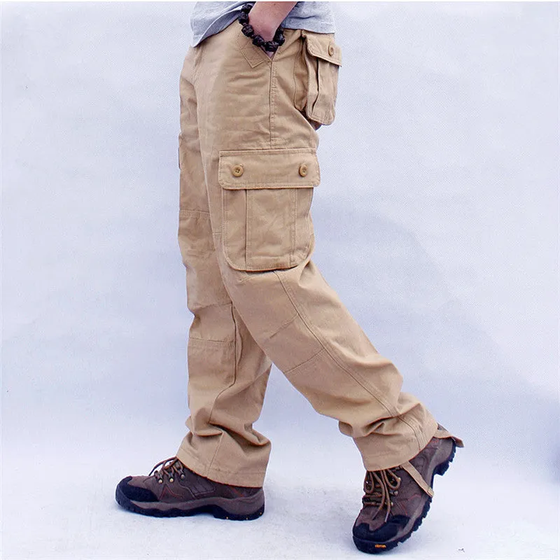 Tactical Casual Cotton Cargo Pants