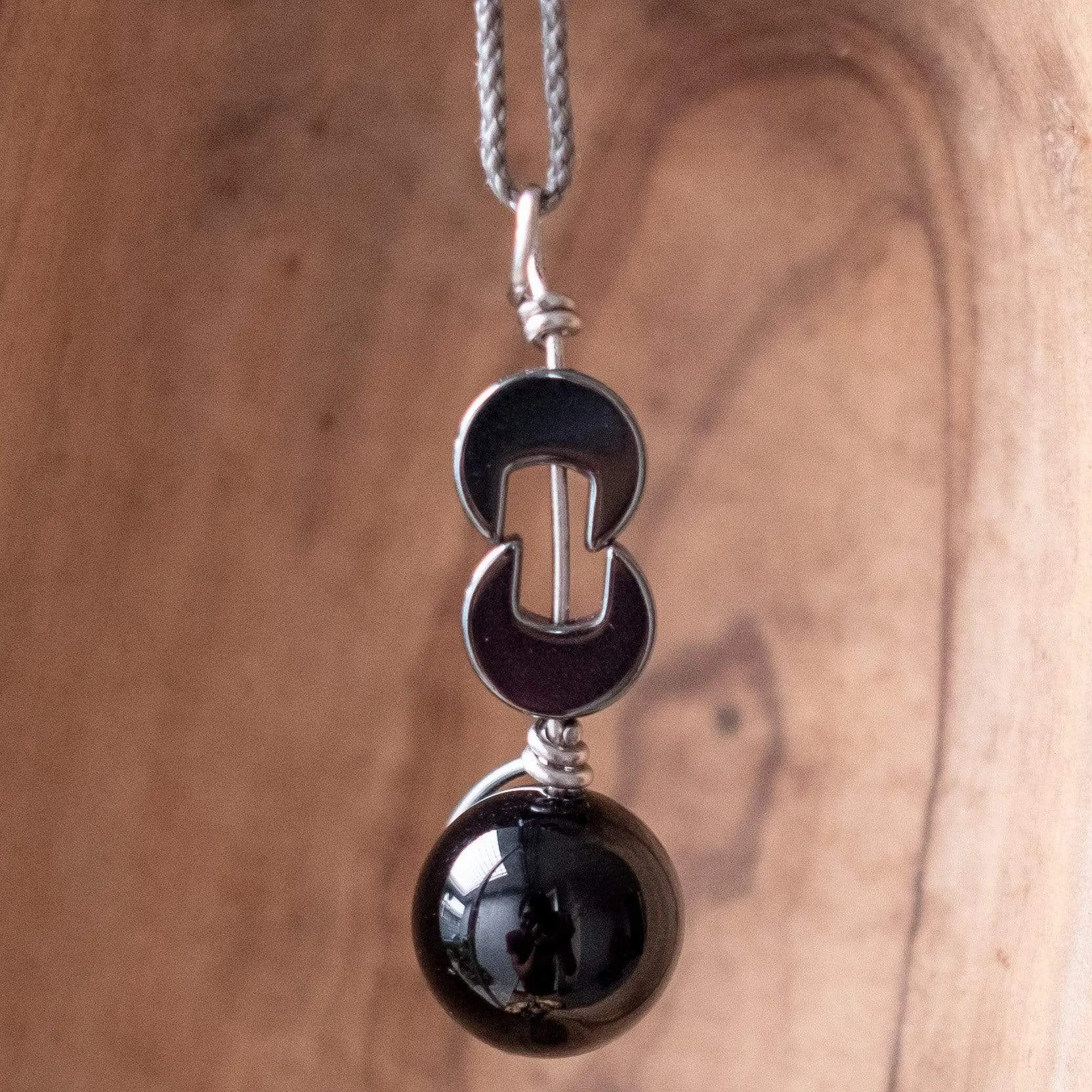Tactile Necklace | Crystal Fidget Spinner Amulet