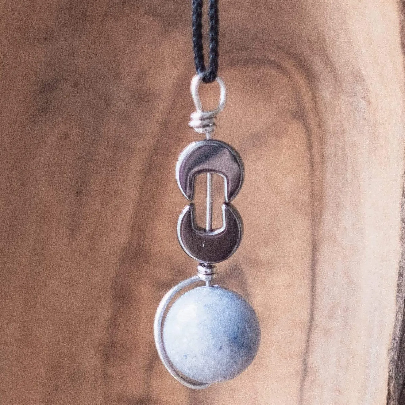 Tactile Necklace | Crystal Fidget Spinner Amulet