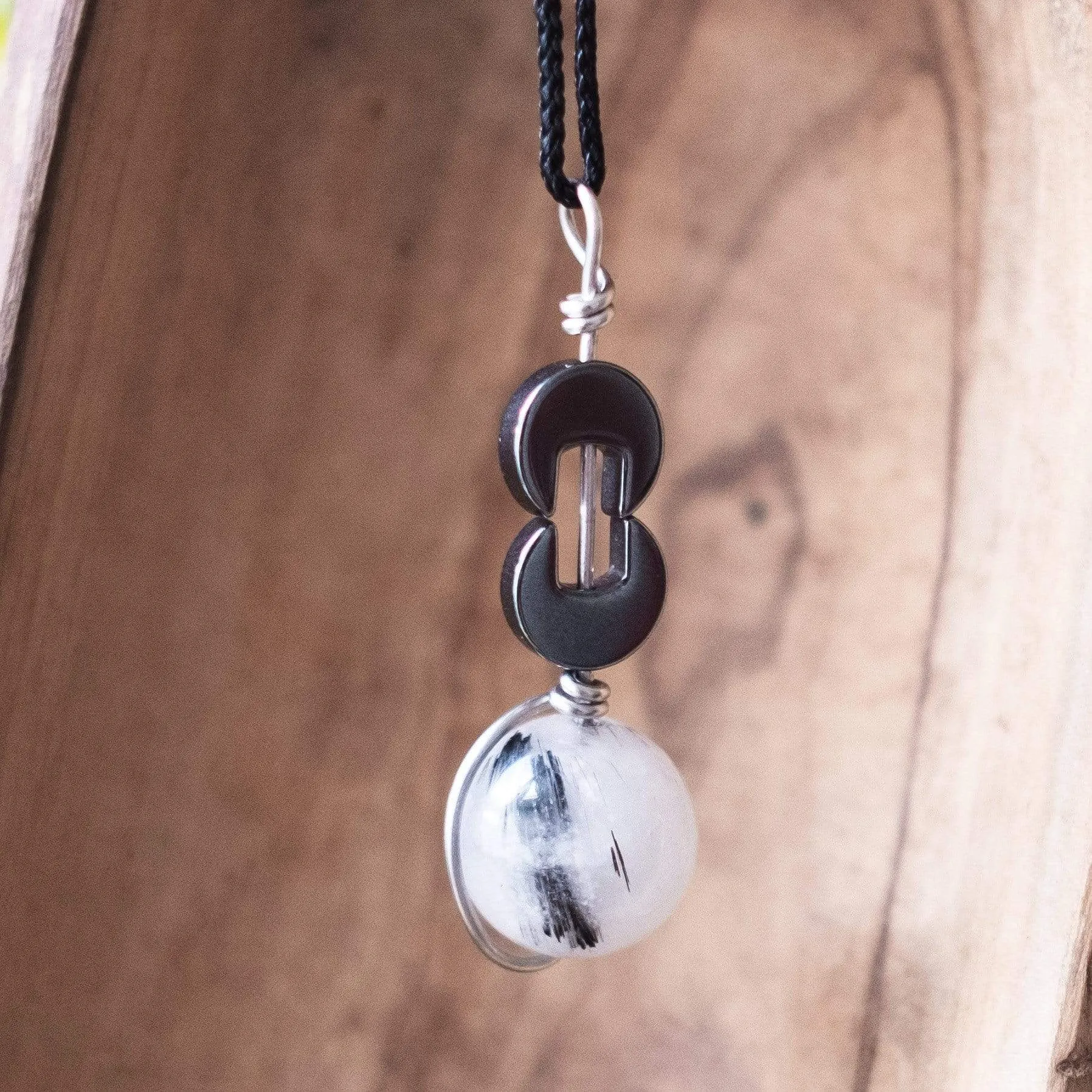Tactile Necklace | Crystal Fidget Spinner Amulet