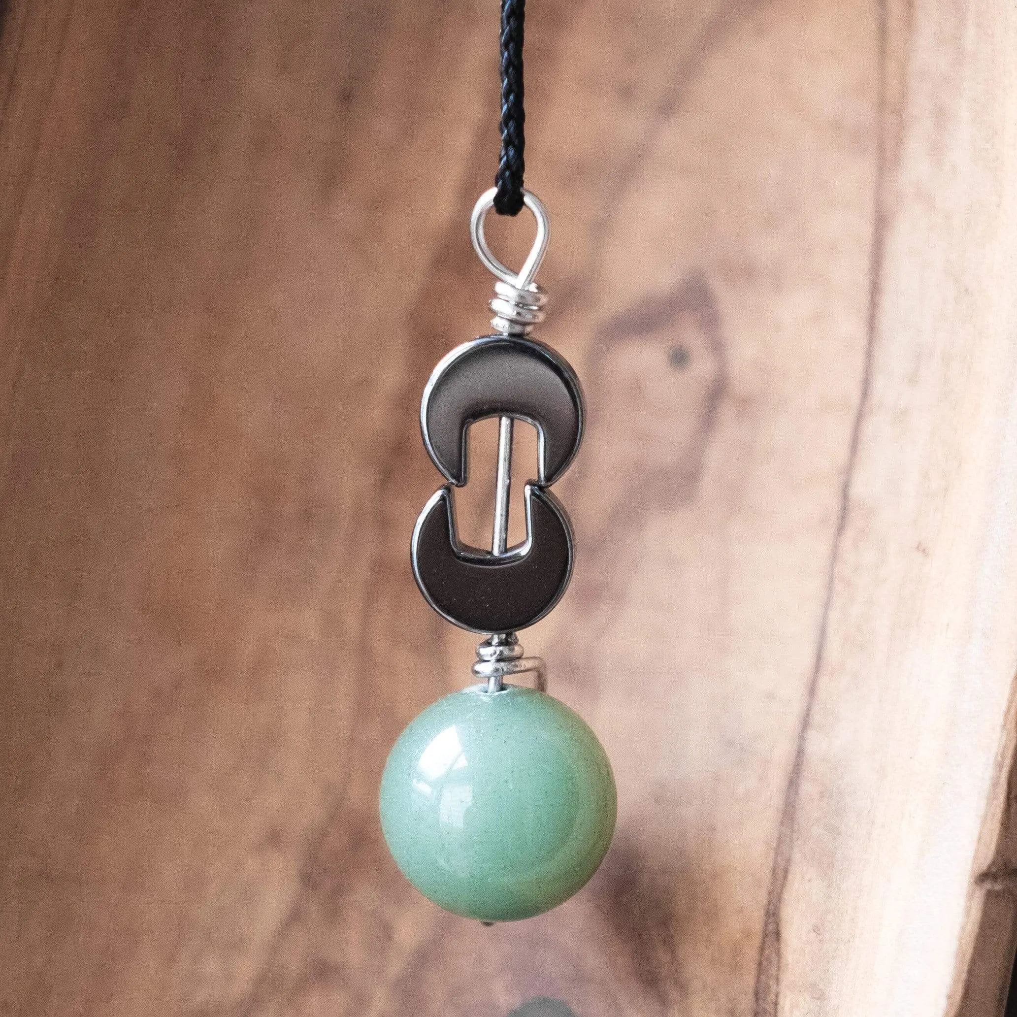 Tactile Necklace | Crystal Fidget Spinner Amulet