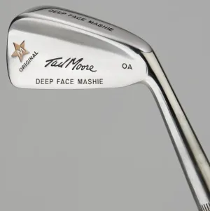 Tad Moore - Star OA Deep Face Mashie Hickory shafted iron 32 degrees