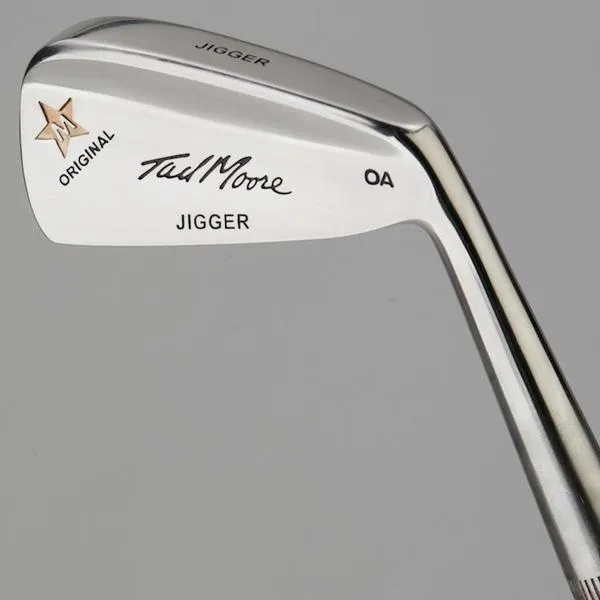 Tad Moore - Star OA Jigger Hickory shafted golf iron 26 degrees
