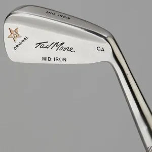 Tad Moore - Star OA Mid hickory shafted golf iron 22 degrees