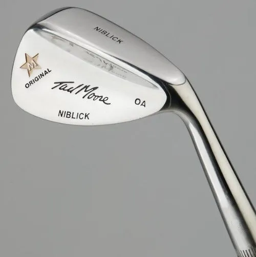 Tad Moore - Star OA Set of Hickory shafted golf clubs irons
