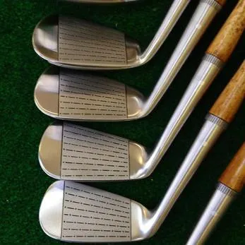 Tad Moore - Star OA Set of Hickory shafted golf clubs irons