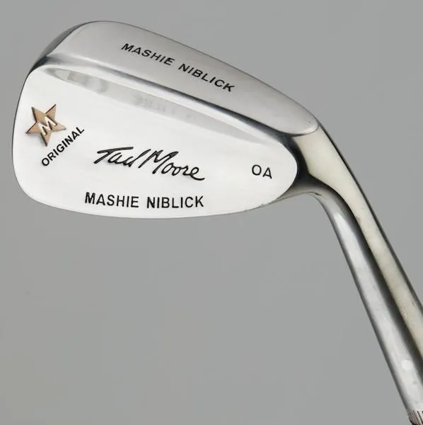 Tad Moore - Star OA Set of Hickory shafted golf clubs irons