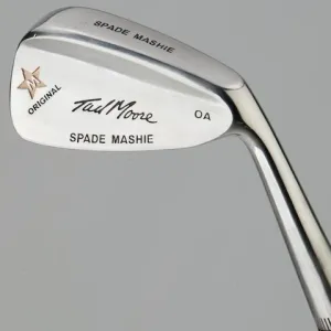 Tad Moore - Star OA Spade Mashie hickory shafted golf iron 42 degrees
