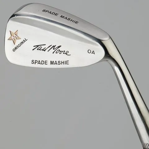 Tad Moore - Star OA Spade Mashie hickory shafted golf iron 42 degrees