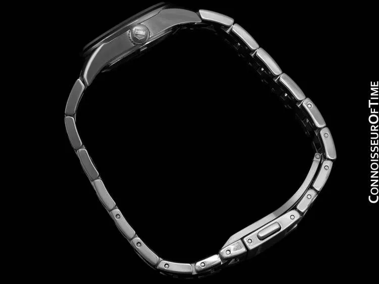 TAG Heuer Carrera Ladies Sport Dress Watch, Black Dial, Stainless Steel - WV1414