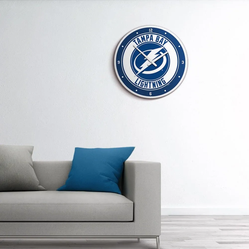 Tampa Bay Lightning: Modern Disc Wall Clock