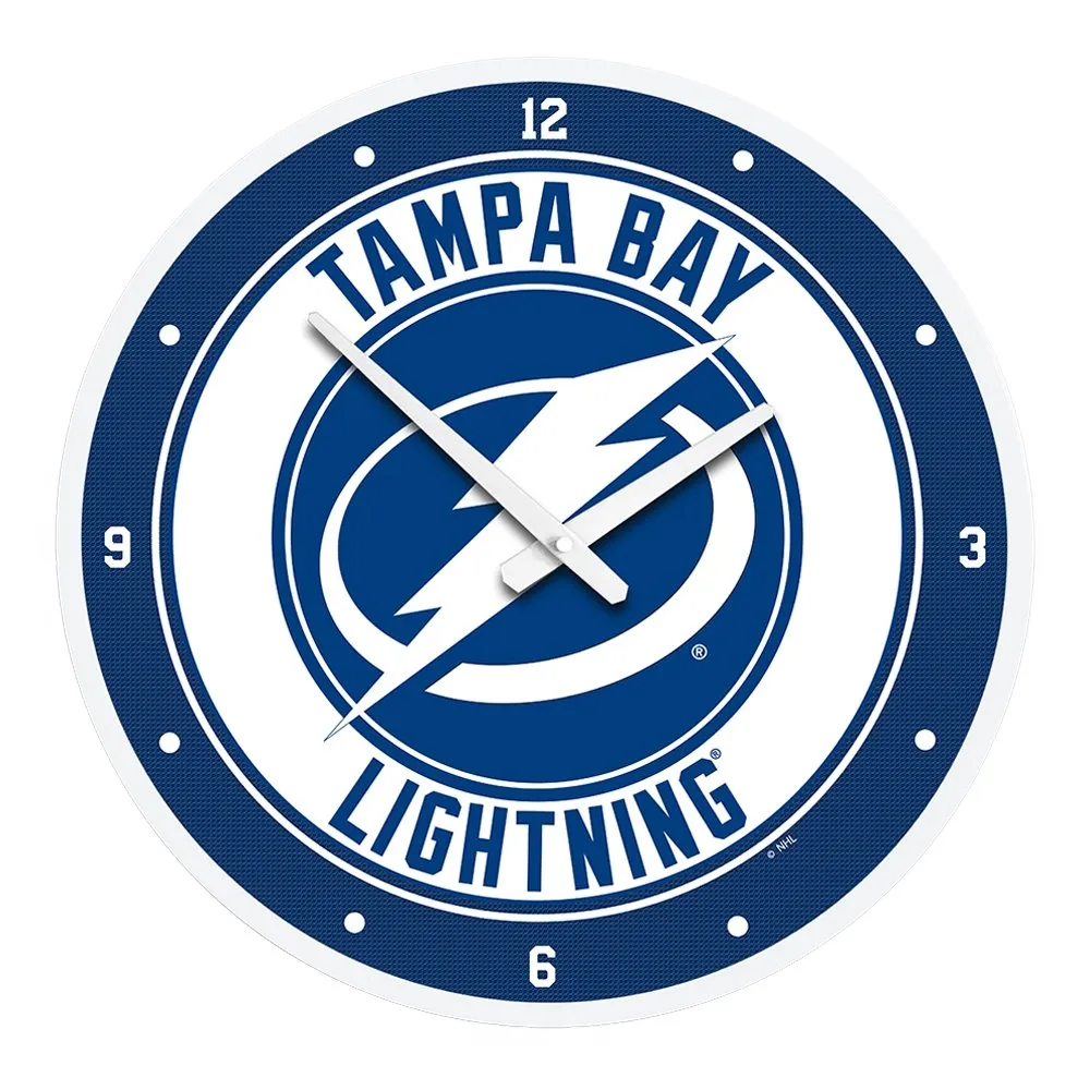Tampa Bay Lightning: Modern Disc Wall Clock