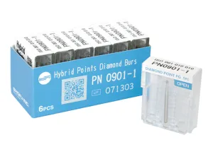T&F Hybrid Point, FG Diamond Burs, Super Fine, 3.5 Length, 1/pk