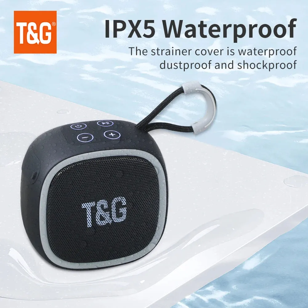 T&G Ultra-Compact Bluetooth Speaker High-Quality 3D Stereo Waterproof