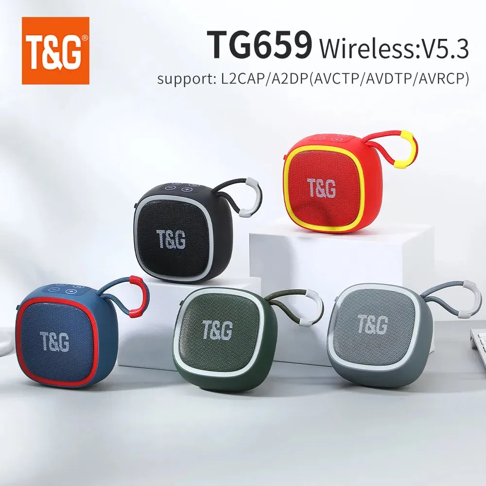 T&G Ultra-Compact Bluetooth Speaker High-Quality 3D Stereo Waterproof