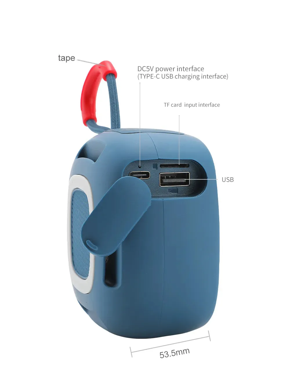 T&G Ultra-Compact Bluetooth Speaker High-Quality 3D Stereo Waterproof