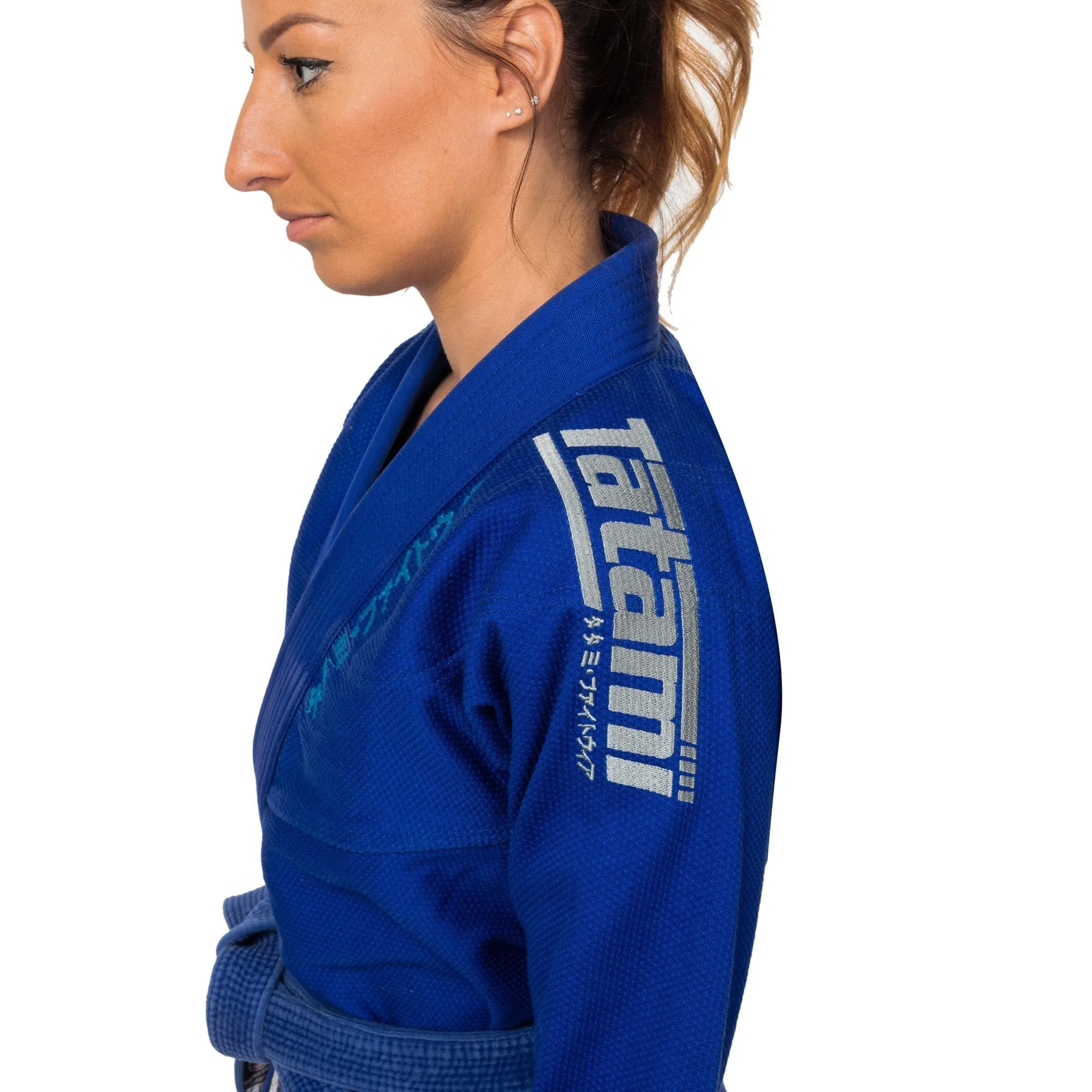 Tatami Ladies Estilo Black Label - Grey on Blue