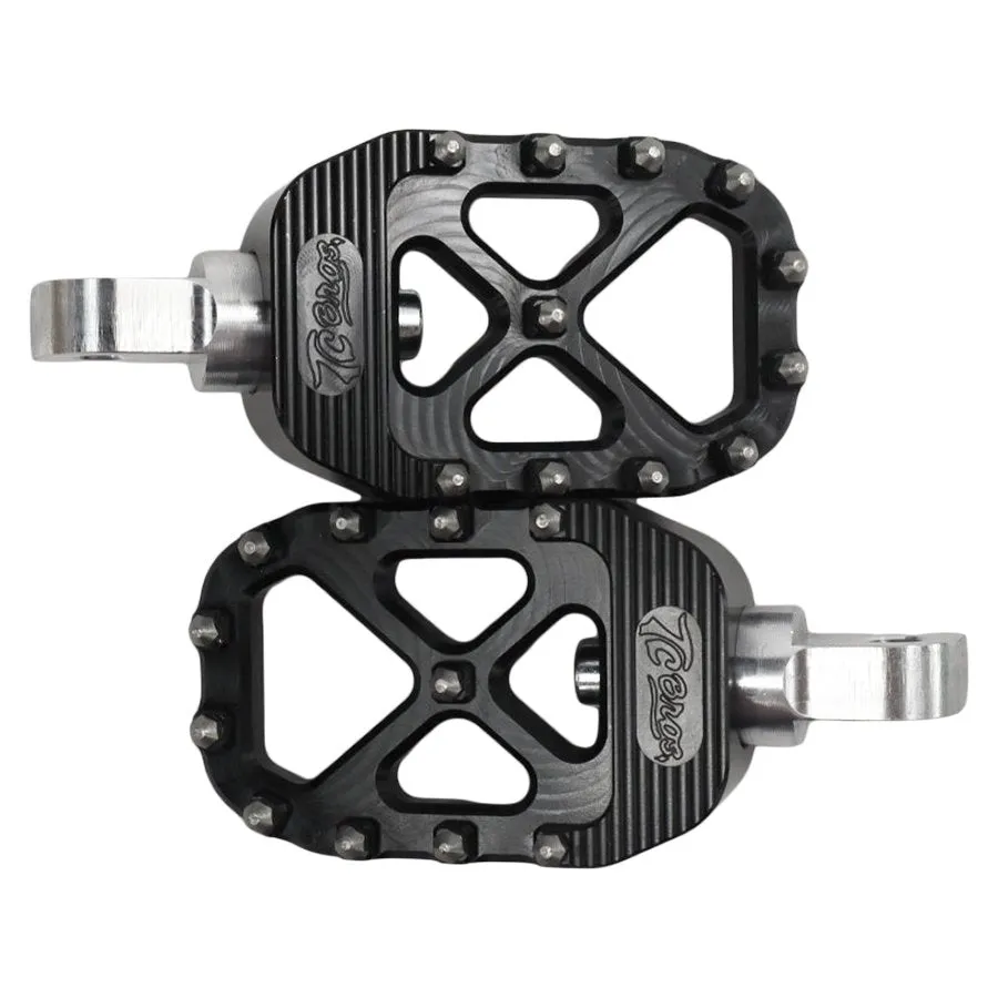 TC Bros. Pro Series MX Foot Pegs for Harley Davidson Models