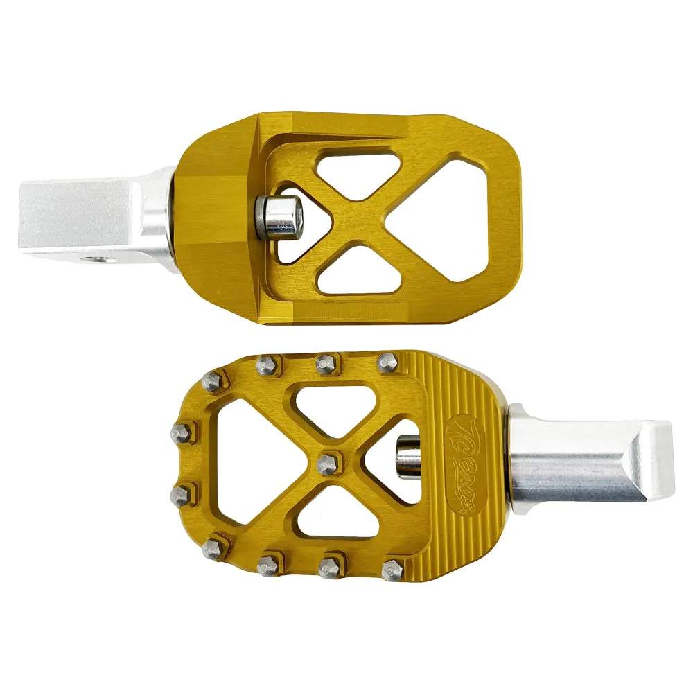 TC Bros. Pro Series MX Foot Pegs for Harley Davidson Models