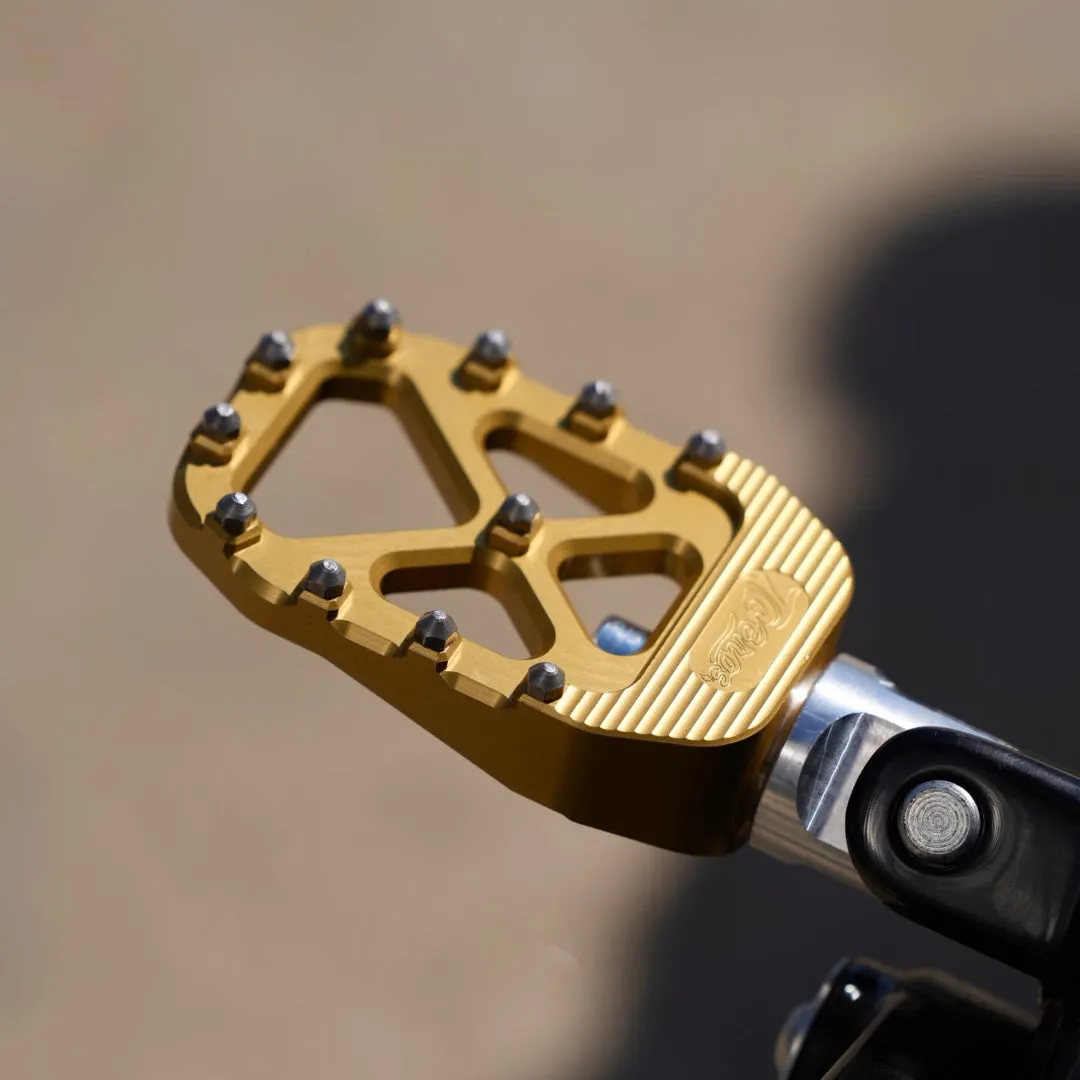 TC Bros. Pro Series MX Foot Pegs for Harley Davidson Models