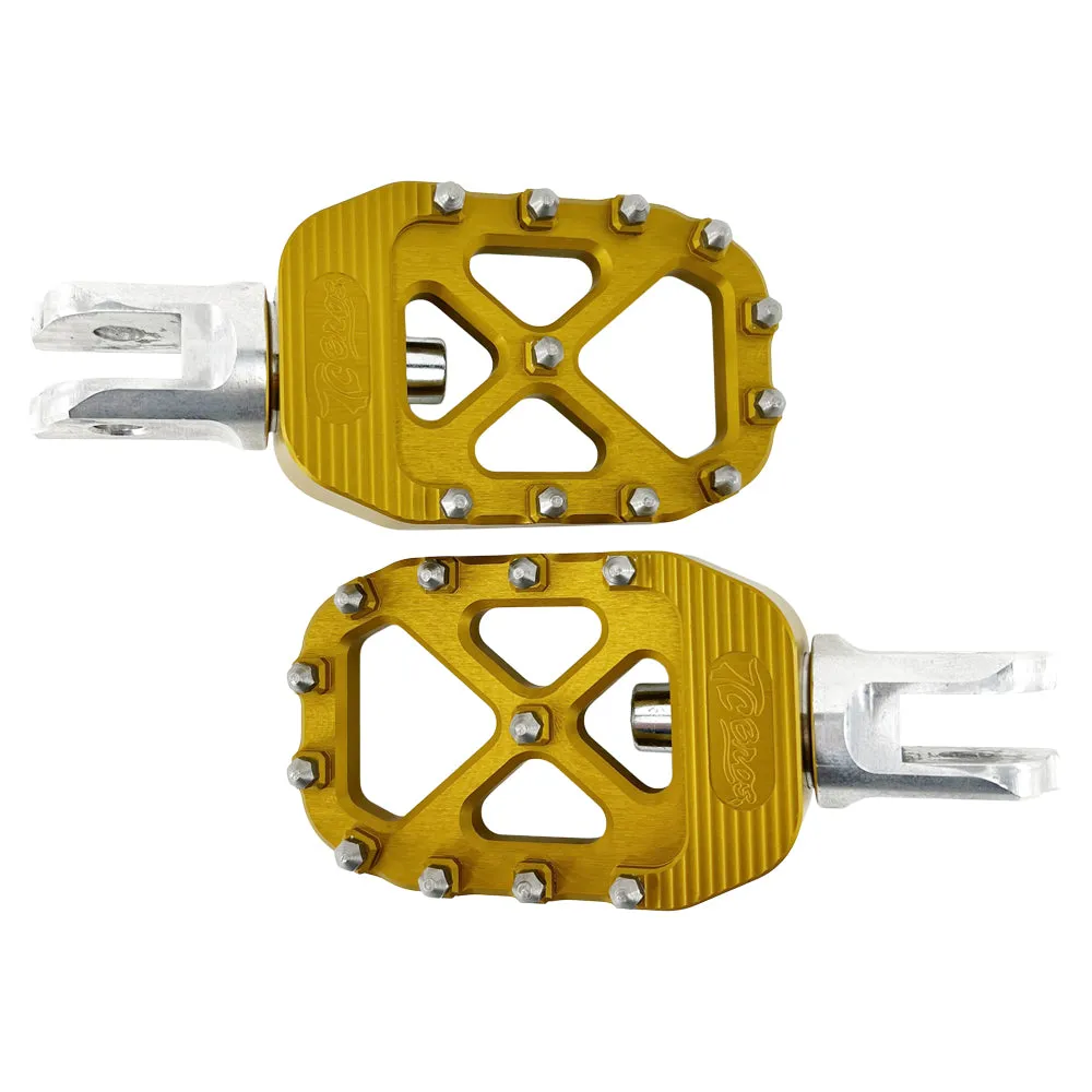 TC Bros. Pro Series MX Foot Pegs for Harley Davidson Models