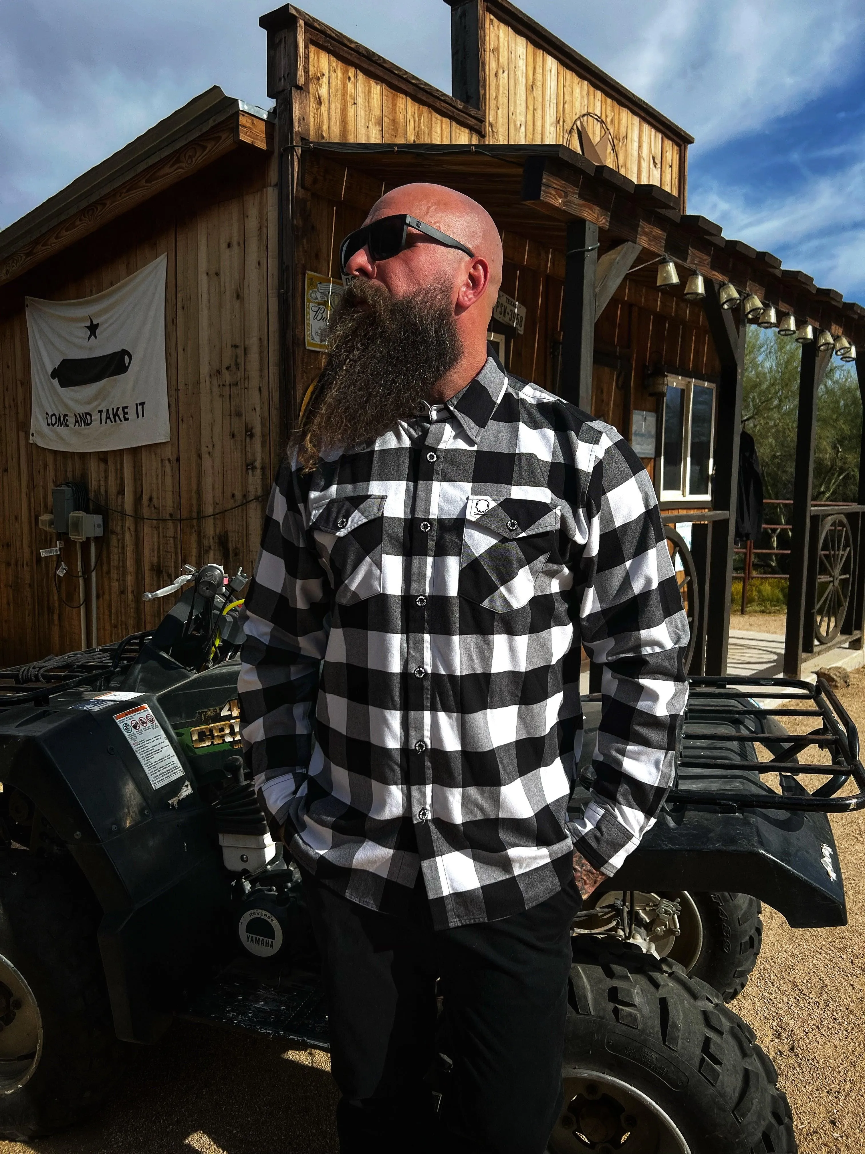 TDC BLACK/WHITE FLANNEL