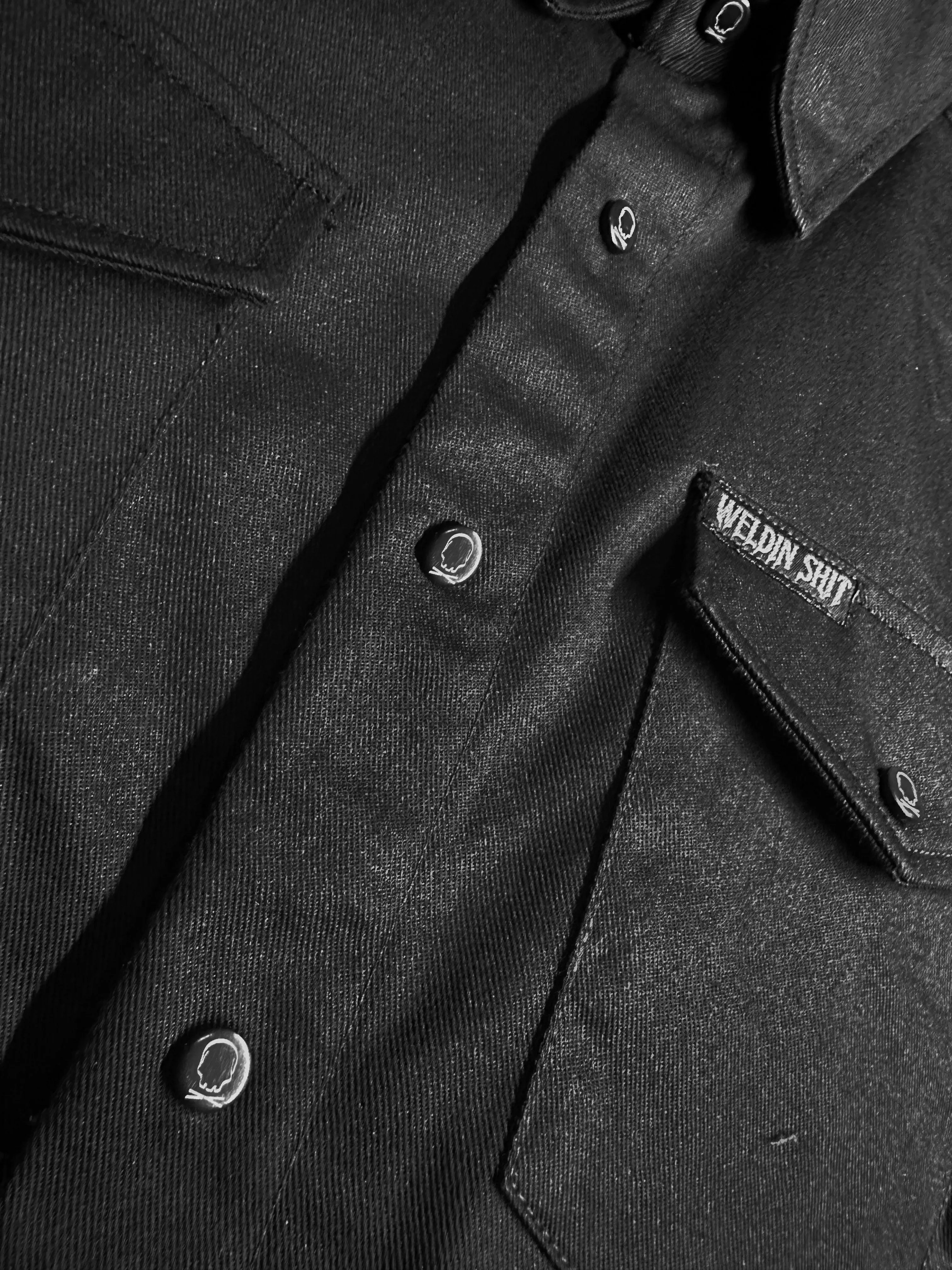 TDC WELDIN SHIT BLACK FR FLANNEL