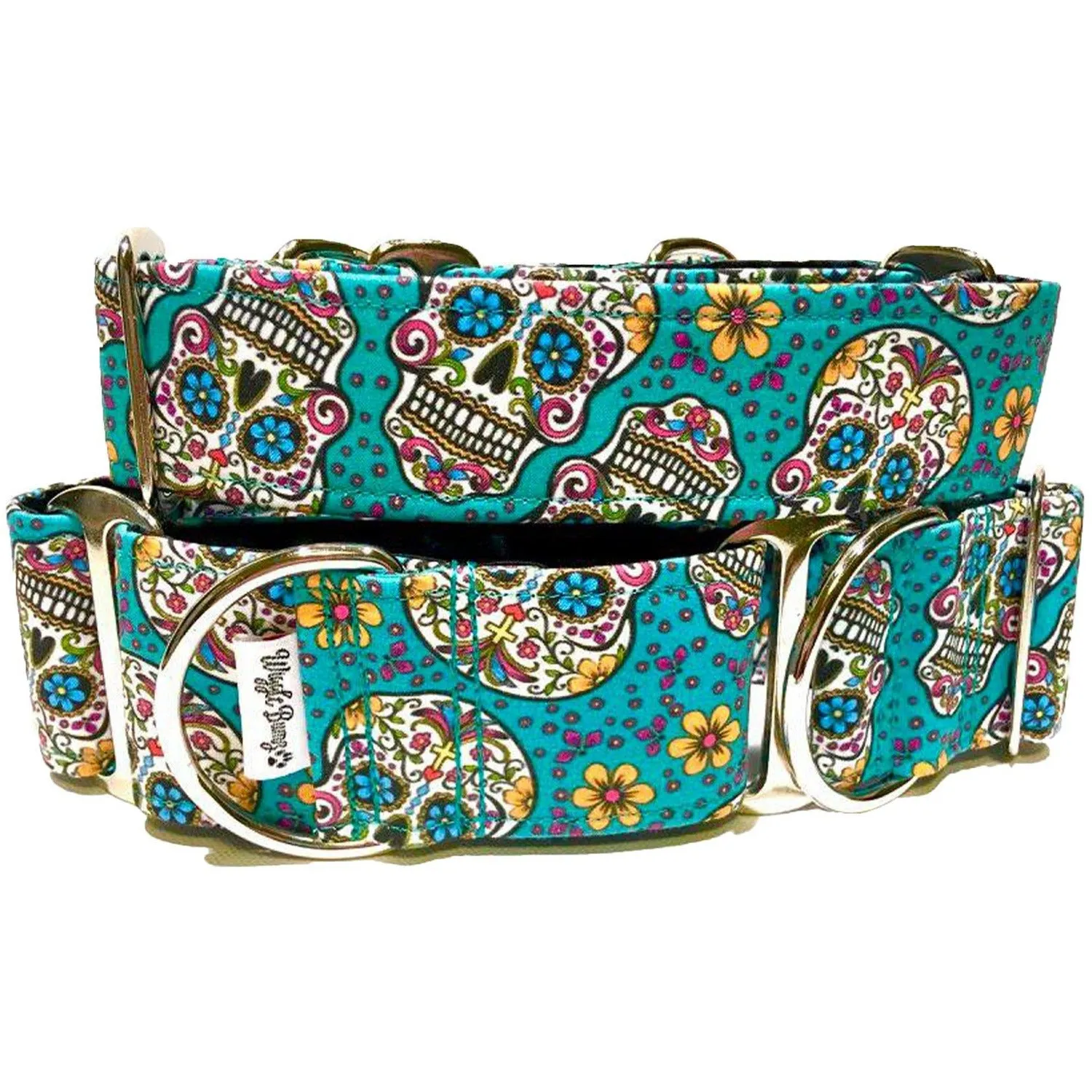 Teal Sugar Skulls