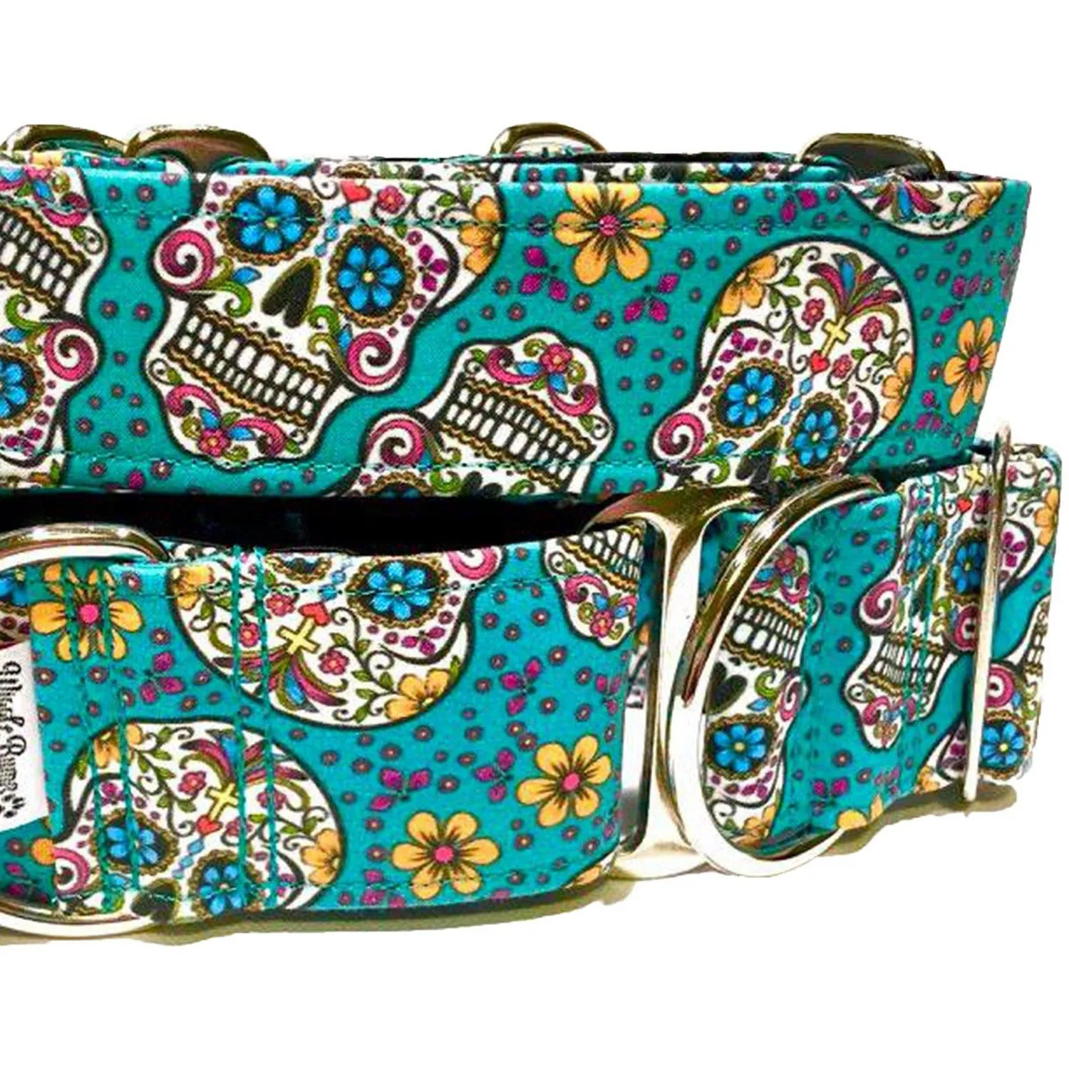 Teal Sugar Skulls