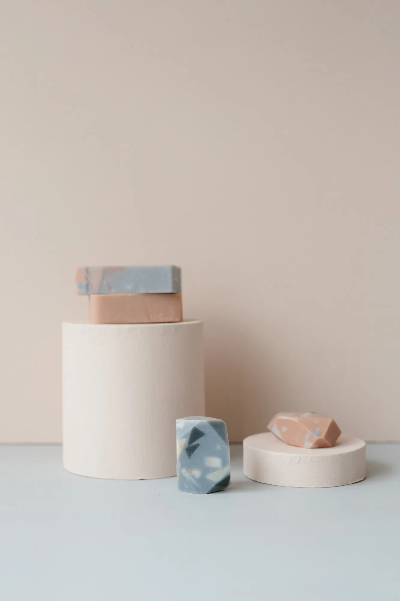 Terrazzo Inspired Mini Gem Soaps Pink