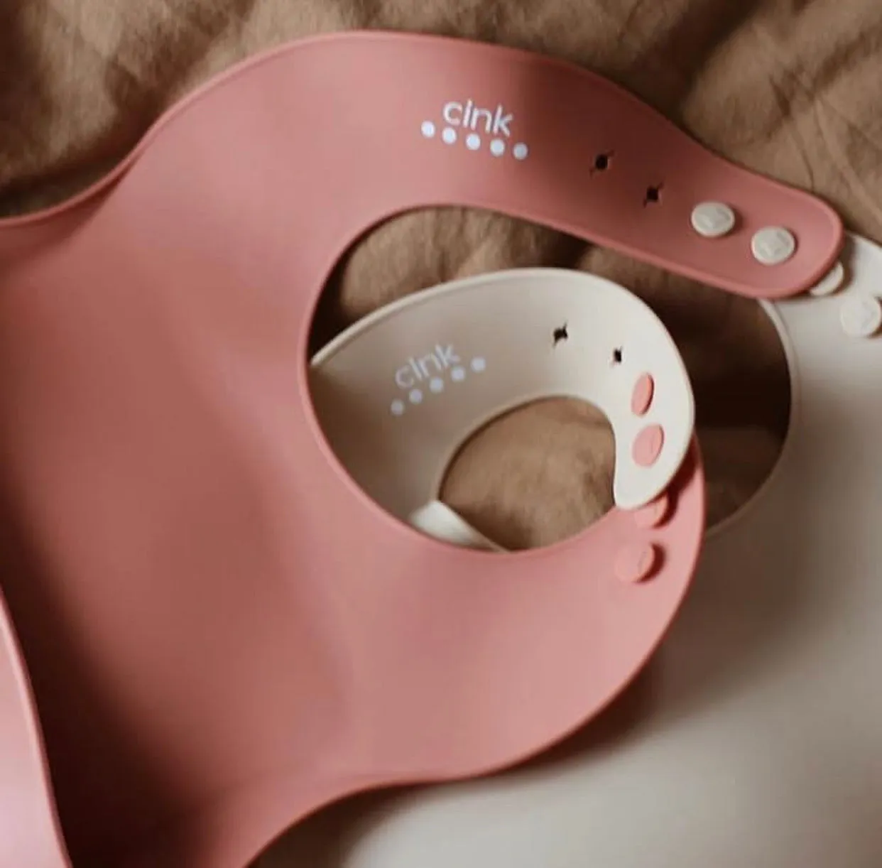 The Cink Silicone Bibs - Various Colours